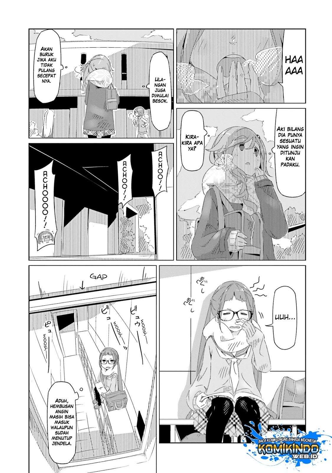 Yuru-Camp Chapter 13 Gambar 3