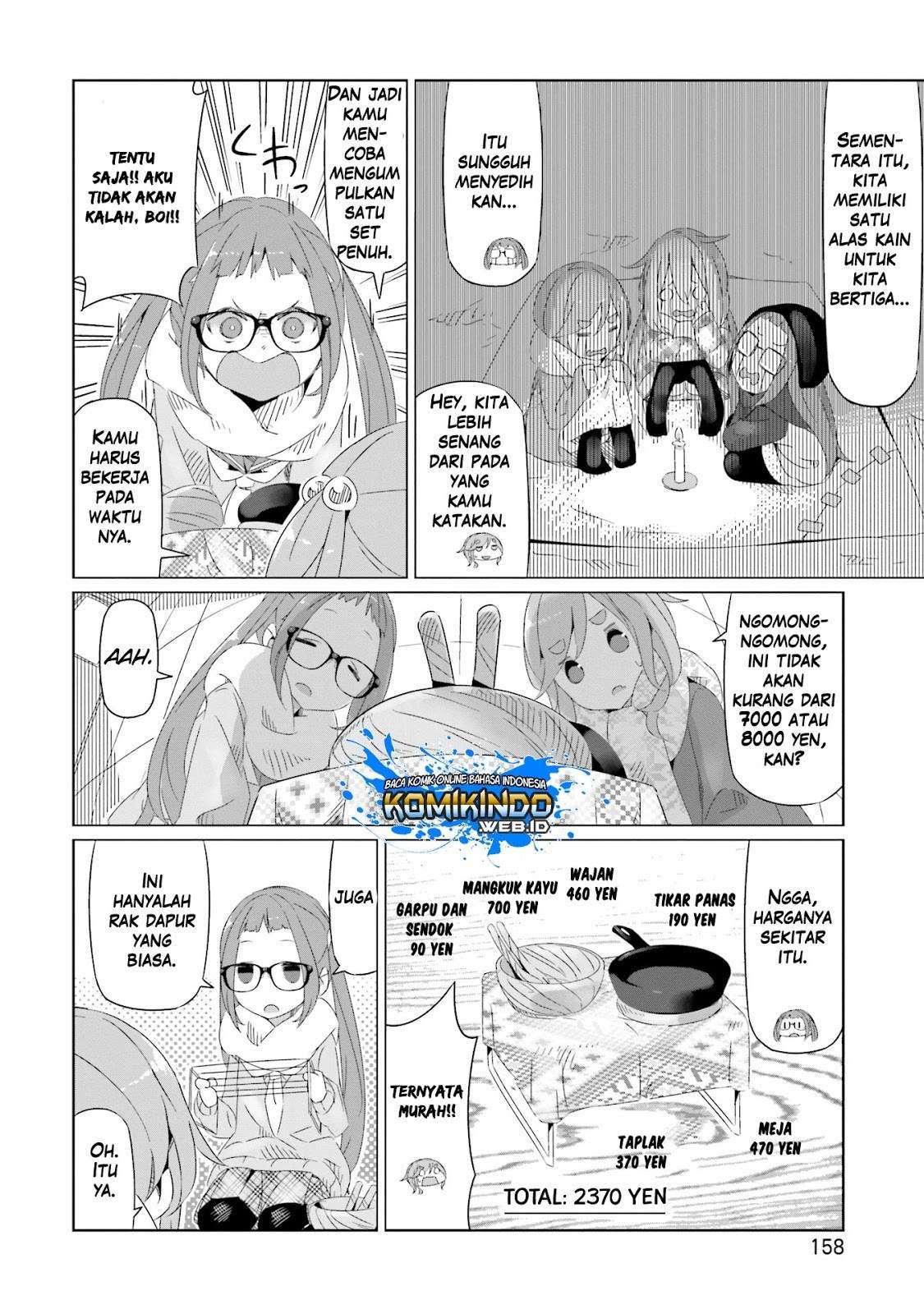 Yuru-Camp Chapter 13 Gambar 8