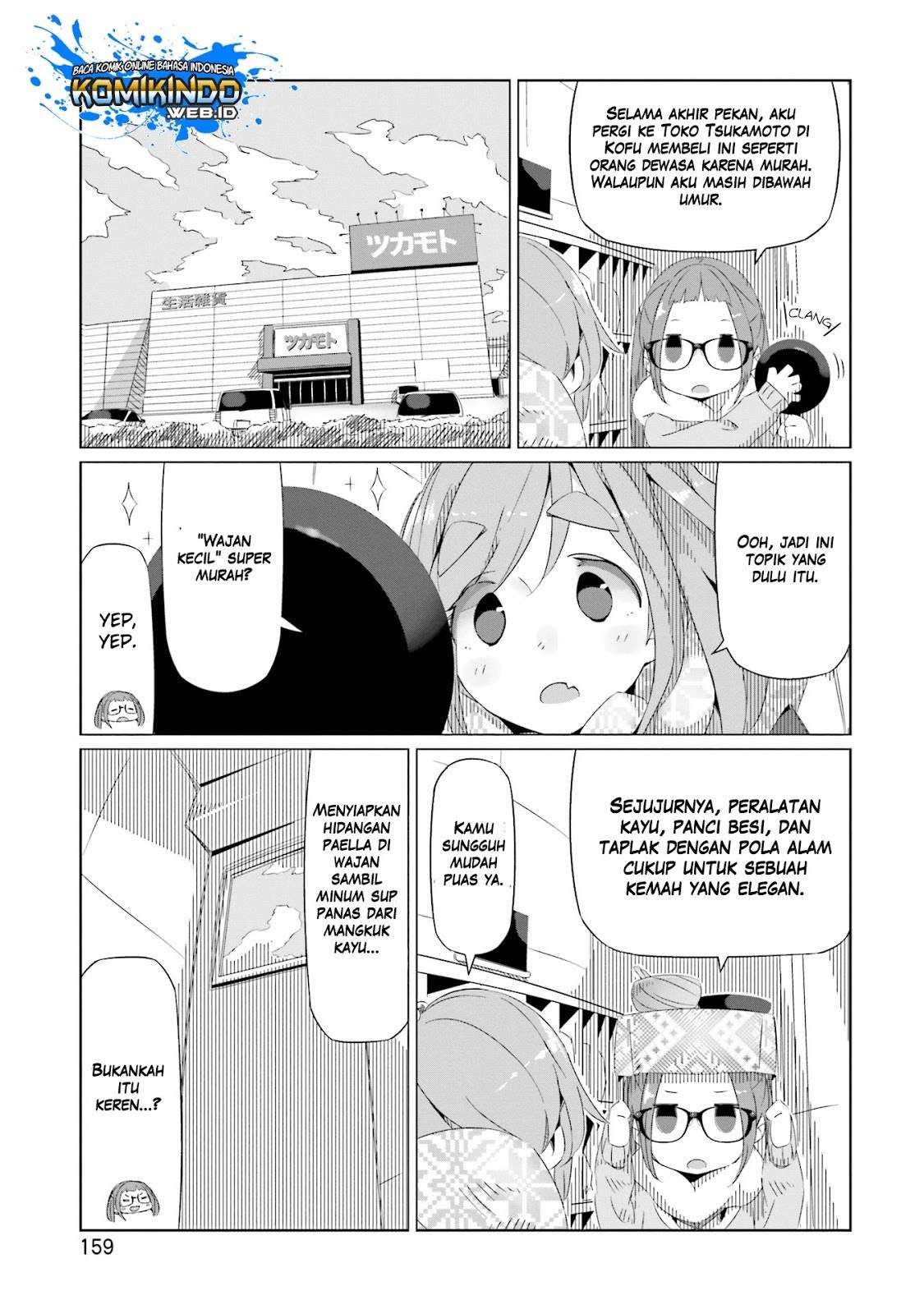 Yuru-Camp Chapter 13 Gambar 9