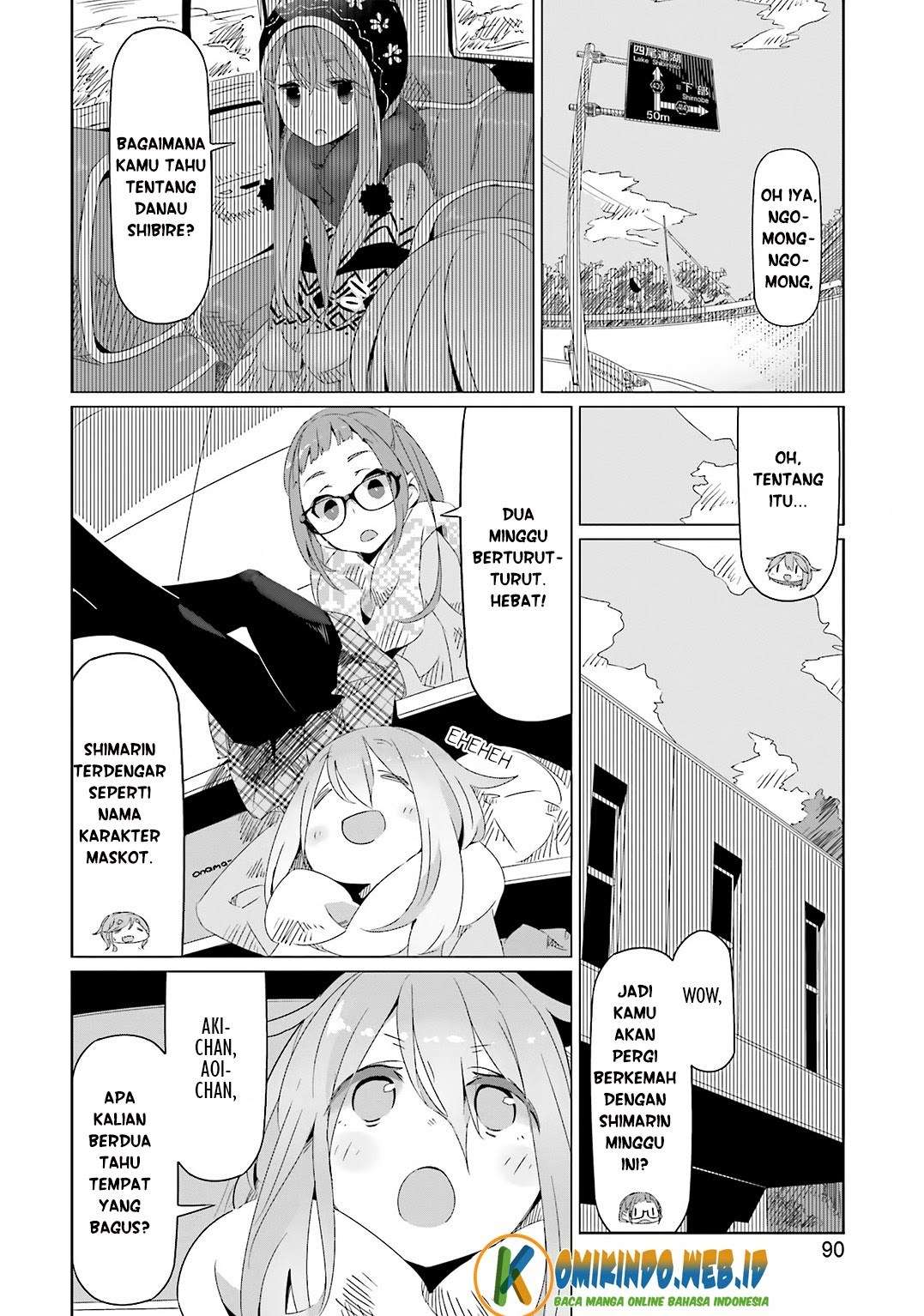 Yuru-Camp Chapter 10 Gambar 13