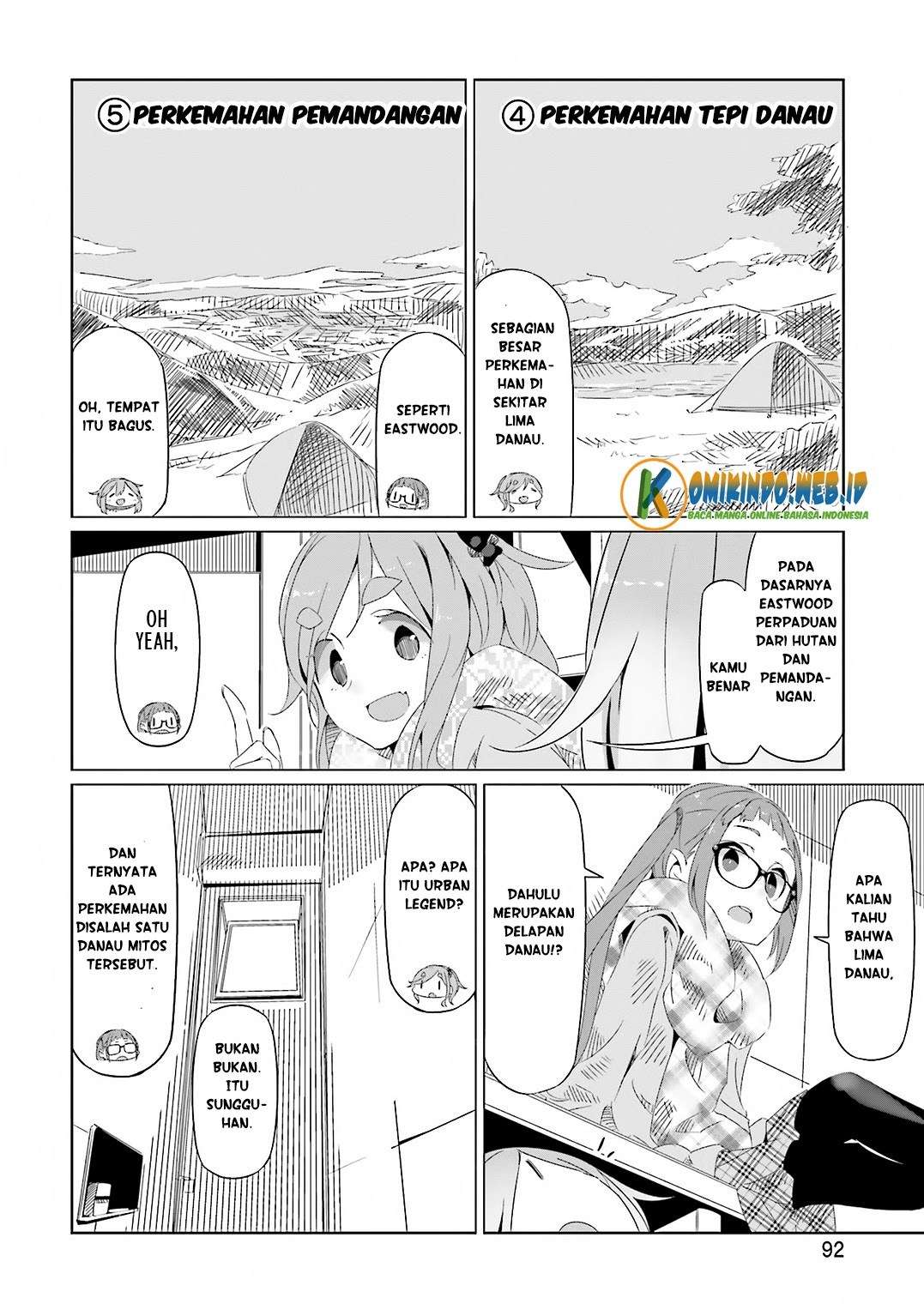 Yuru-Camp Chapter 10 Gambar 15