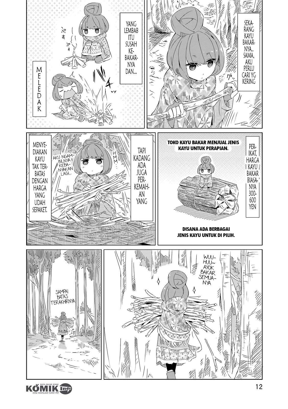Yuru-Camp Chapter 01 Gambar 12