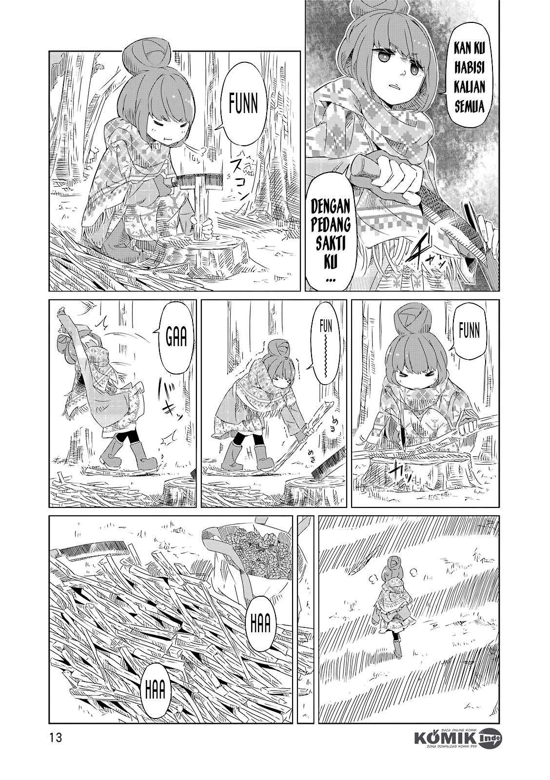 Yuru-Camp Chapter 01 Gambar 13