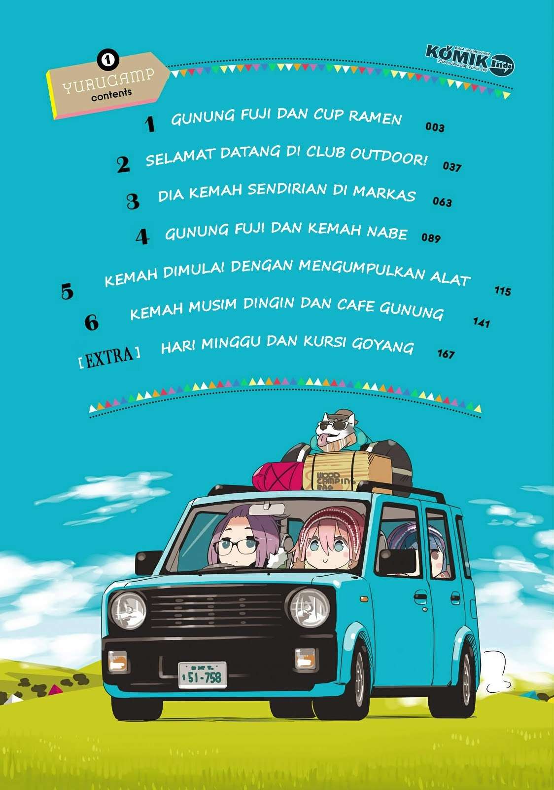 Yuru-Camp Chapter 01 Gambar 3