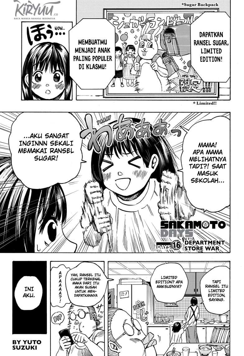 Baca Manga Sakamoto Days Chapter 16 Gambar 2