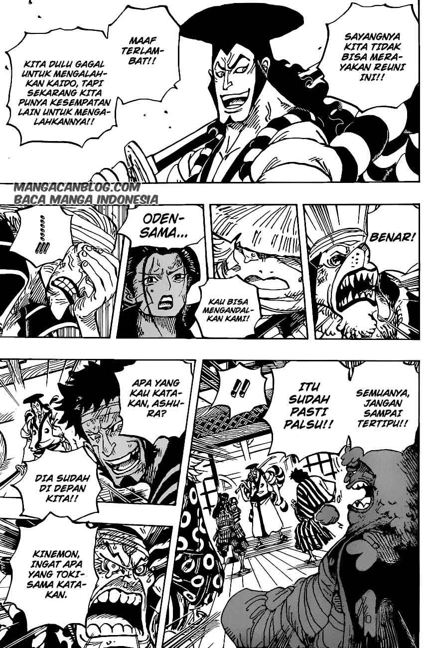 One Piece Chapter 1008 Gambar 3