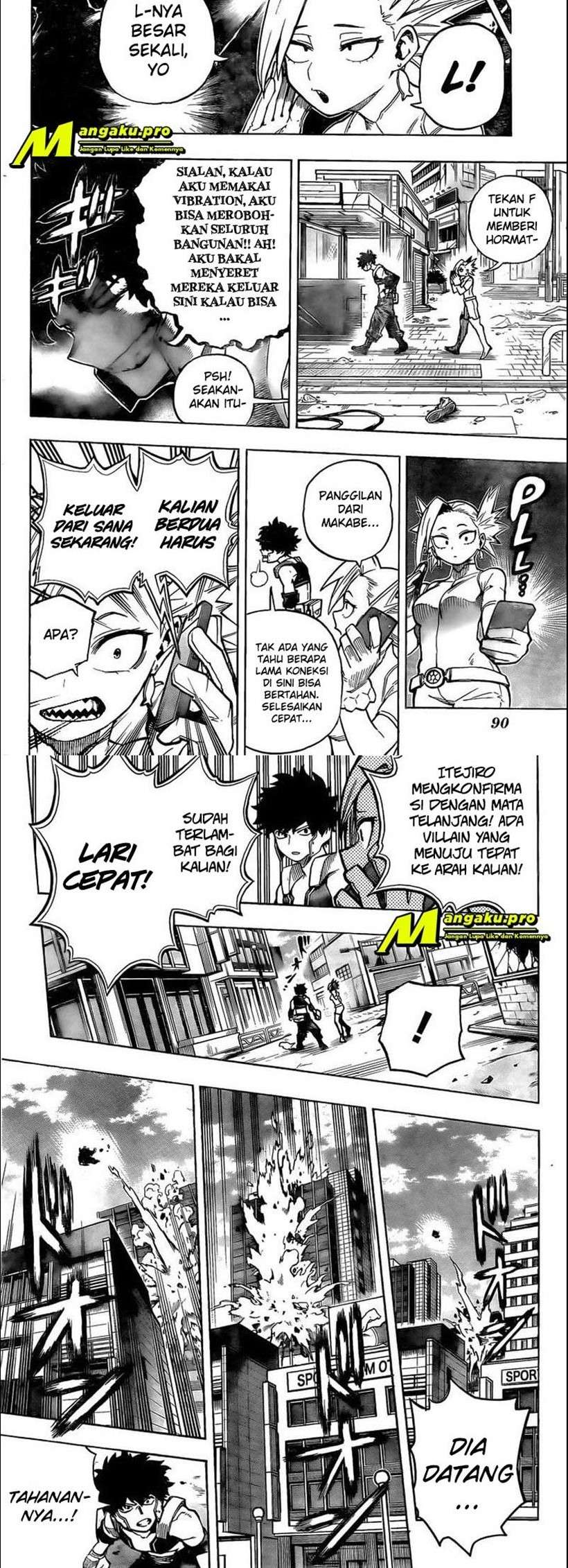 Boku no Hero Academia Chapter 307 Gambar 4