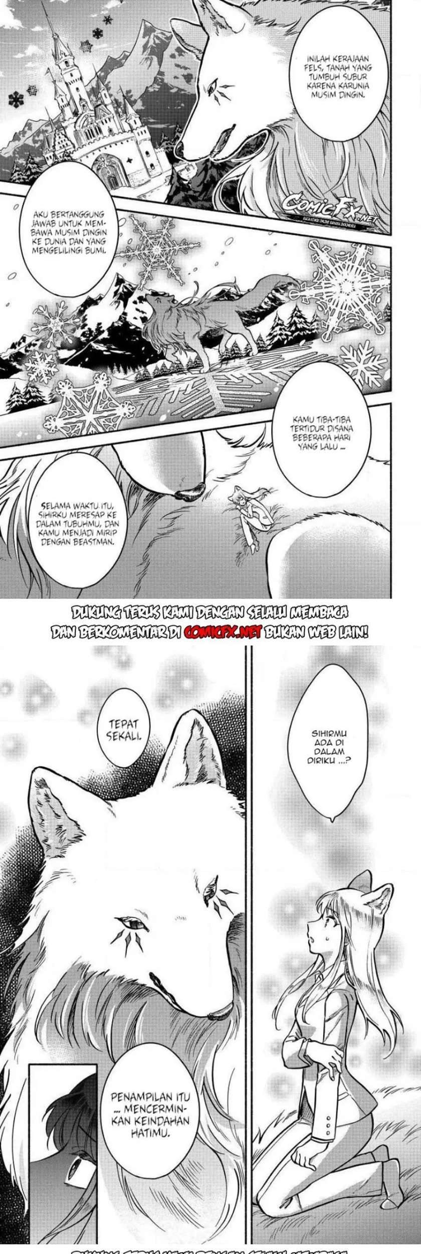 Baca Manga Fuyu Fenriru no Itoshigo to Natta Watashi ga, Zetsubou kara Iyasareteiku Hanashi Chapter 02.2 Gambar 2