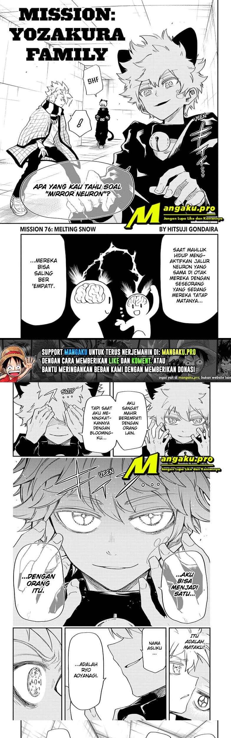 Baca Manga Mission: Yozakura Family Chapter 76 Gambar 2