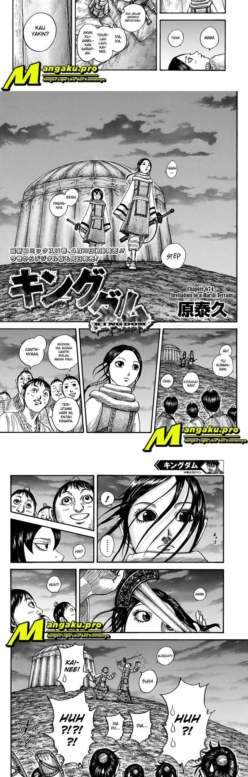 Kingdom Chapter 674 Gambar 3