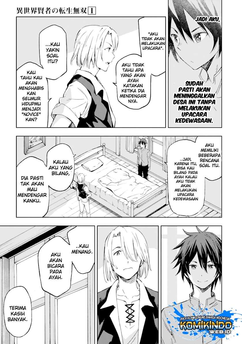 Isekai Kenja no Tensei Musou ~Geemu no Chishiki de Isekai Saikyou~ Chapter 01.2 Gambar 13