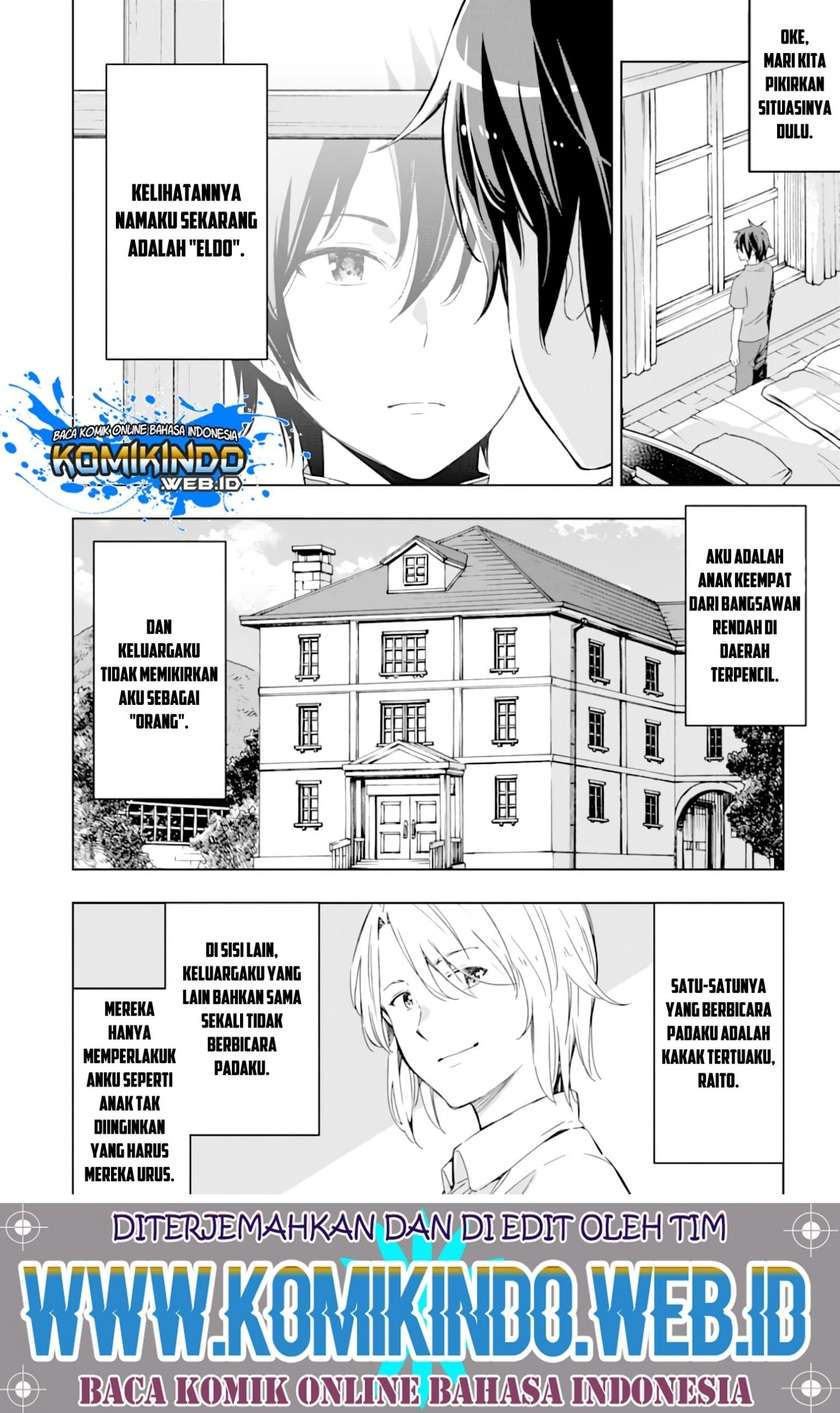 Baca Manga Isekai Kenja no Tensei Musou ~Geemu no Chishiki de Isekai Saikyou~ Chapter 01.2 Gambar 2