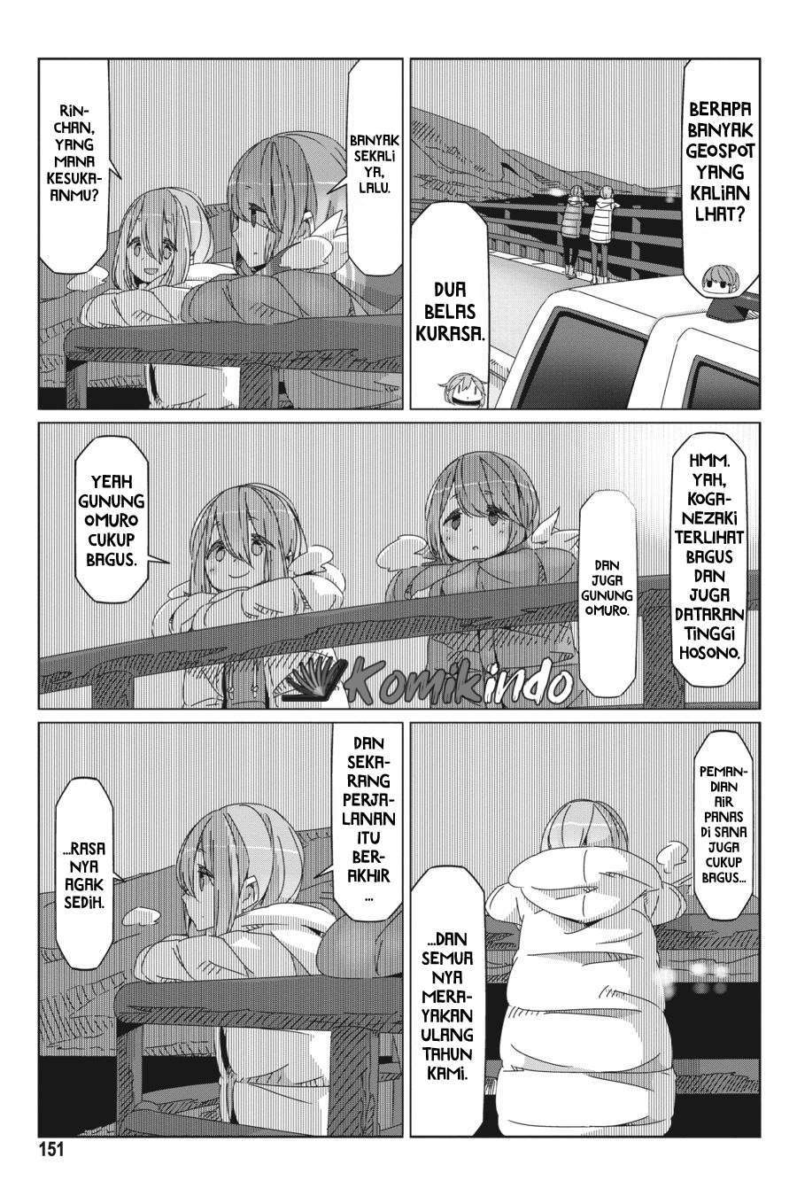 Yuru-Camp Chapter 52 Gambar 21