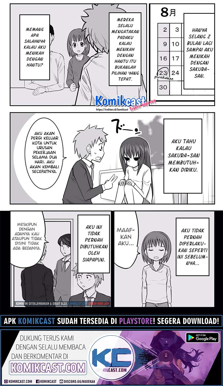 Baca Manga A Story about Living with a Ghost who will Attain Enlightenment in a Year Chapter 13 Gambar 2