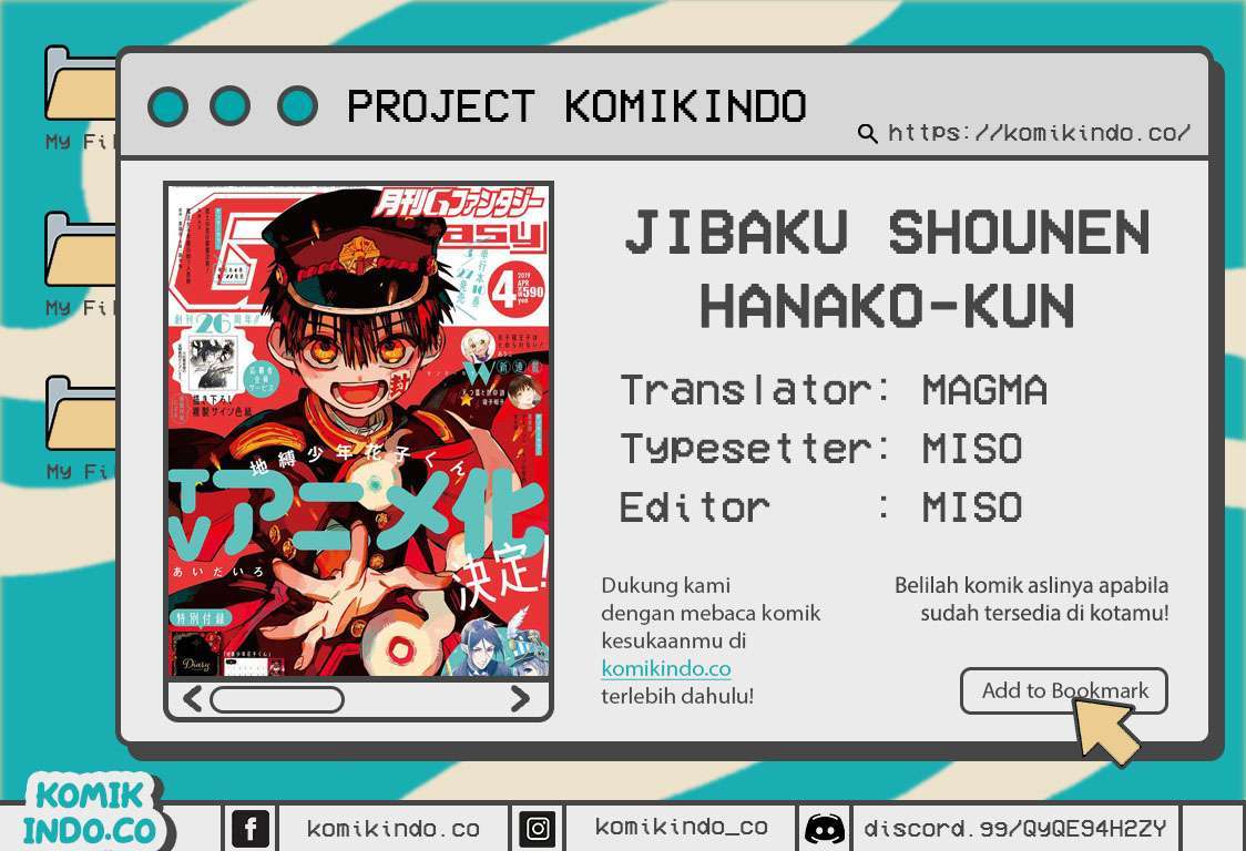 Baca Komik Jibaku Shounen Hanako-kun Chapter 15 Gambar 1