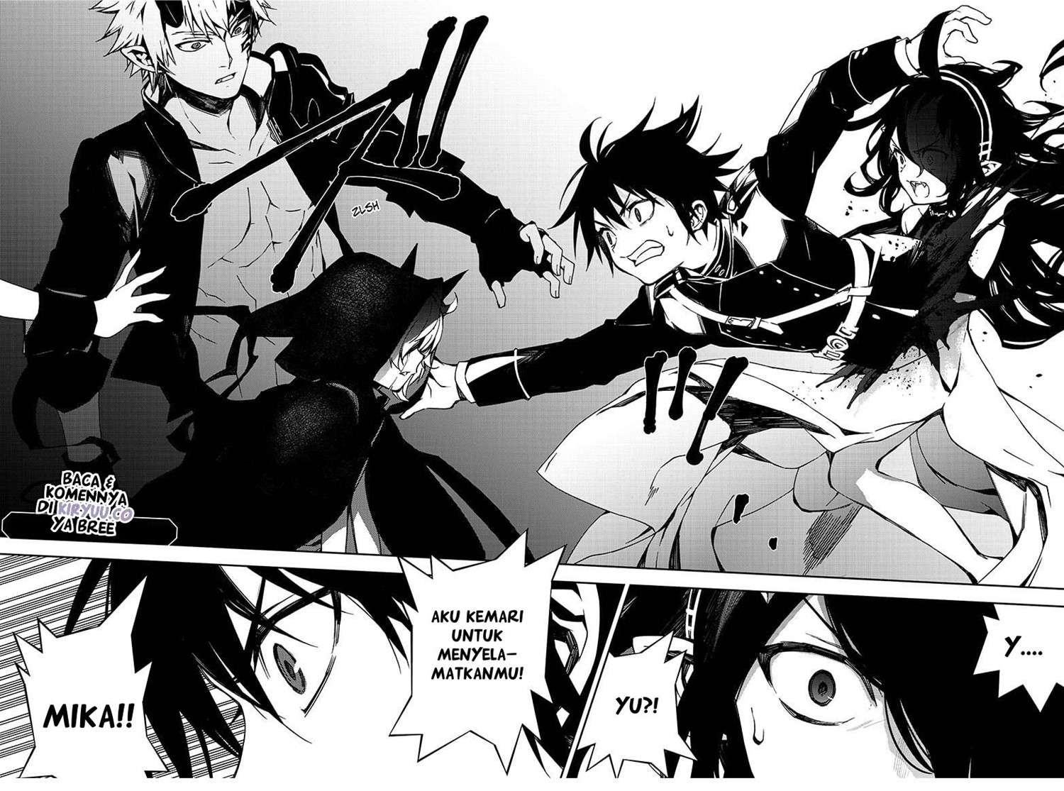 Owari no Seraph Chapter 101 Gambar 38