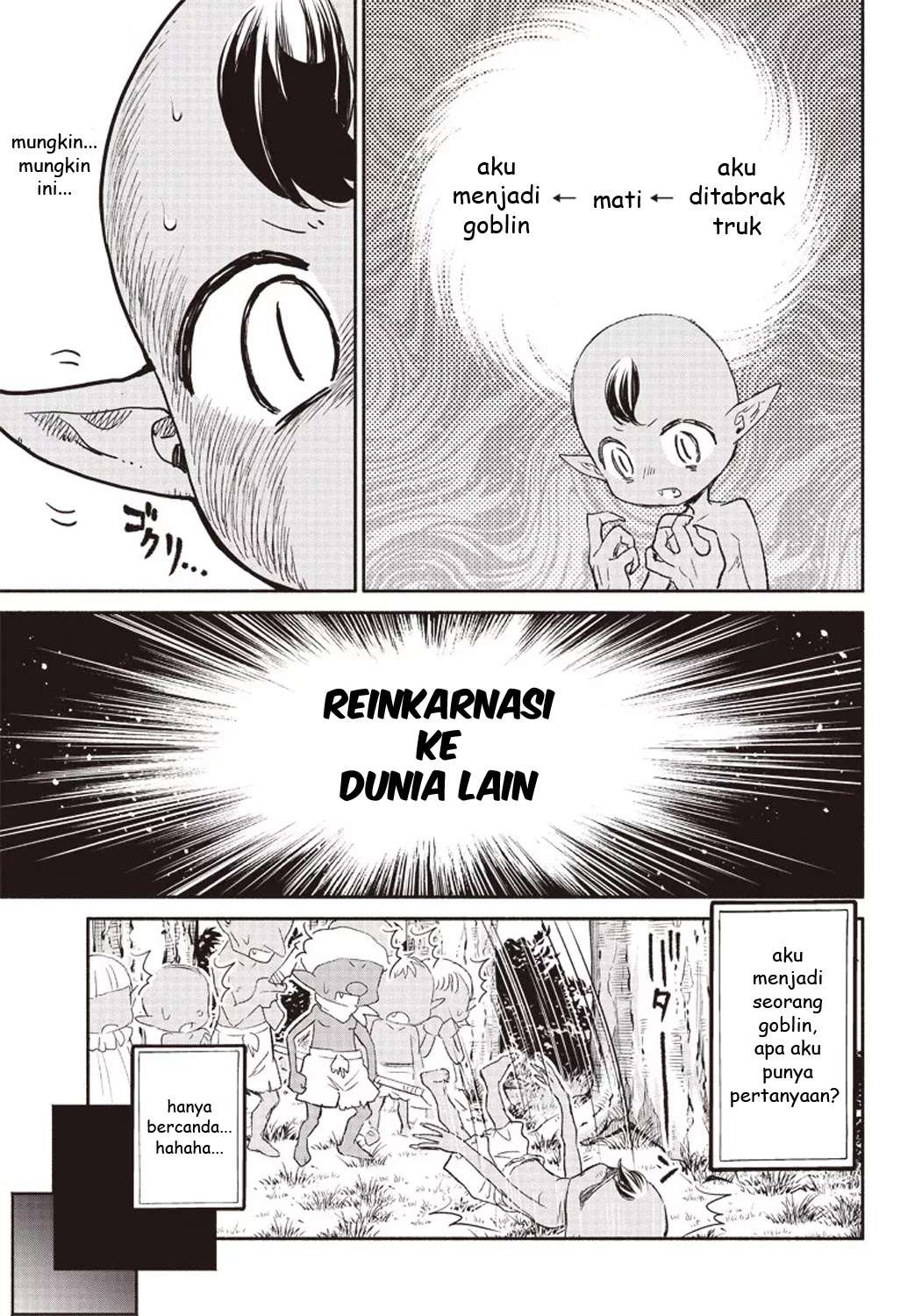 Tensei Goblin da kedo Shitsumon aru? Chapter 01 Gambar 21