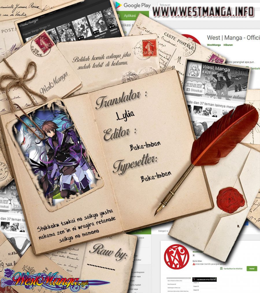 Shikkoku tsukai no saikyo yusha nakama zen’in ni uragira retanode saikyo no mamono Chapter 3.3 Gambar 3