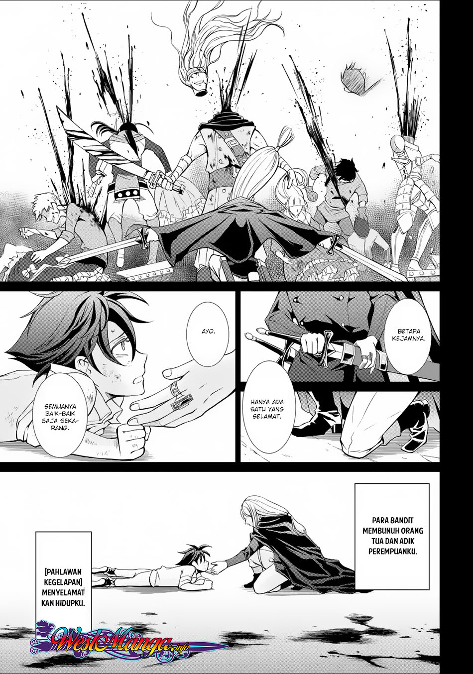 Shikkoku tsukai no saikyo yusha nakama zen’in ni uragira retanode saikyo no mamono Chapter 02.1 Gambar 5