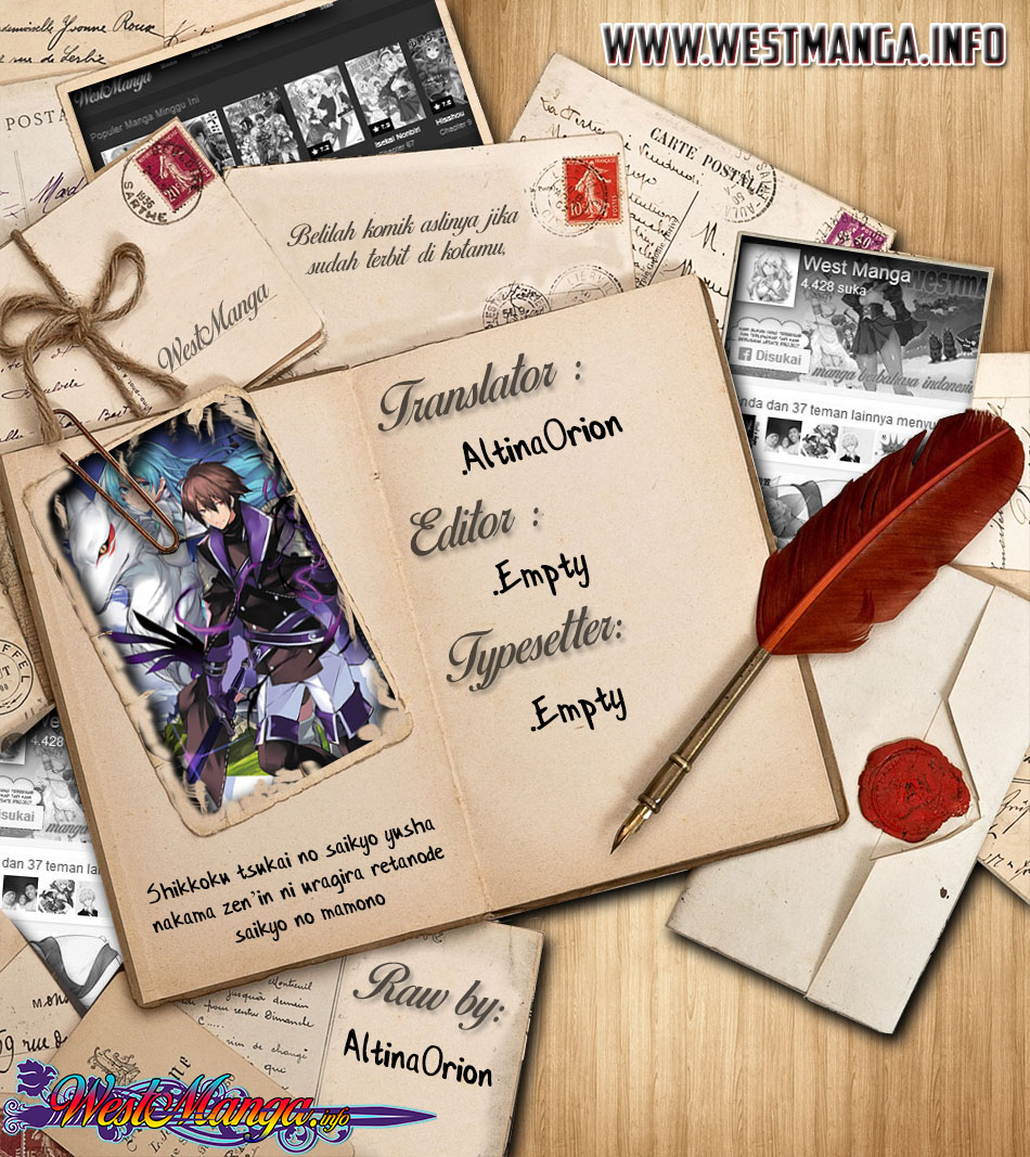 Baca Manga Shikkoku tsukai no saikyo yusha nakama zen’in ni uragira retanode saikyo no mamono Chapter 01 Gambar 2