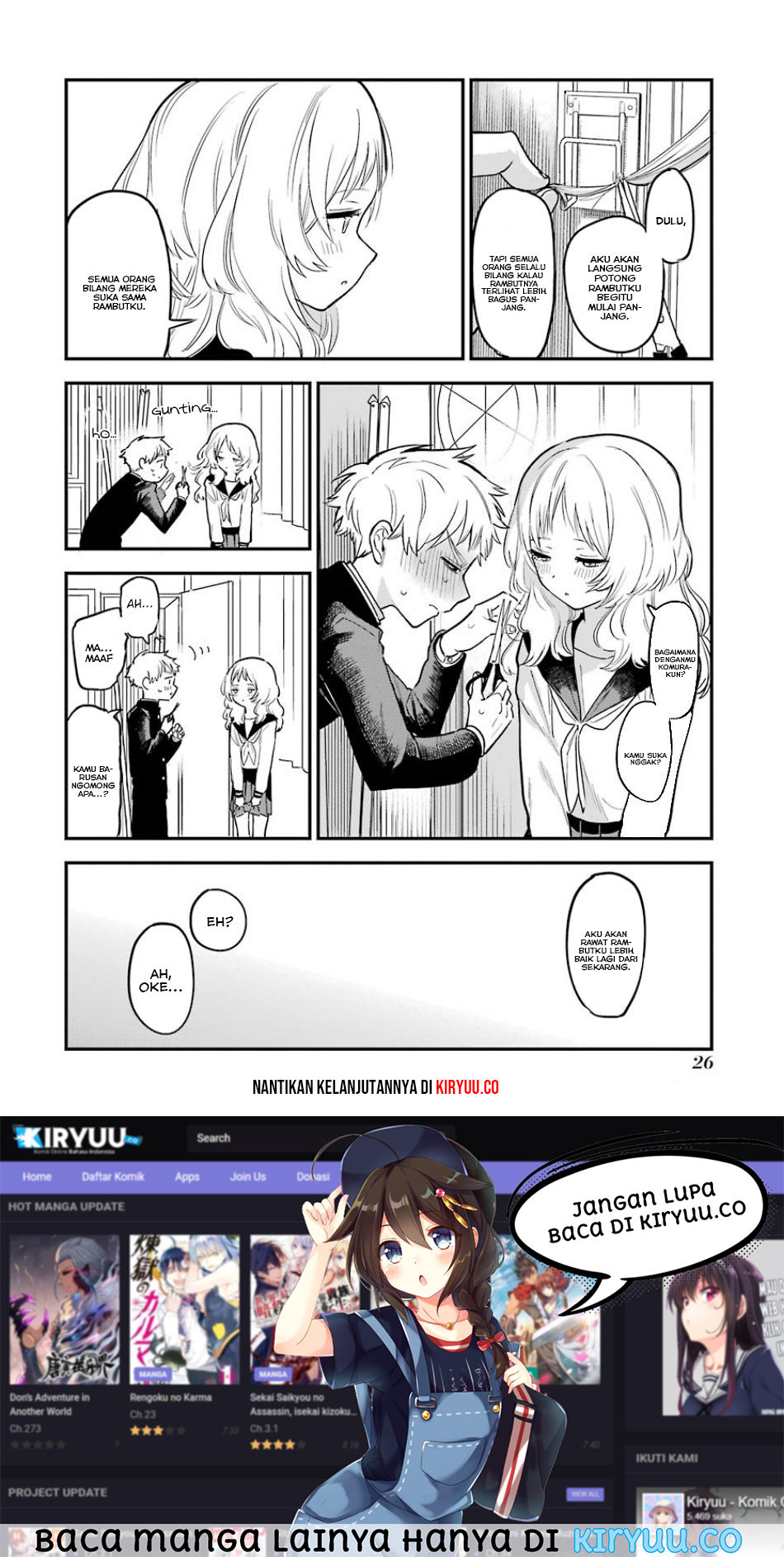 Sukinako ga Megane wo Wasureta Chapter 52 Gambar 5