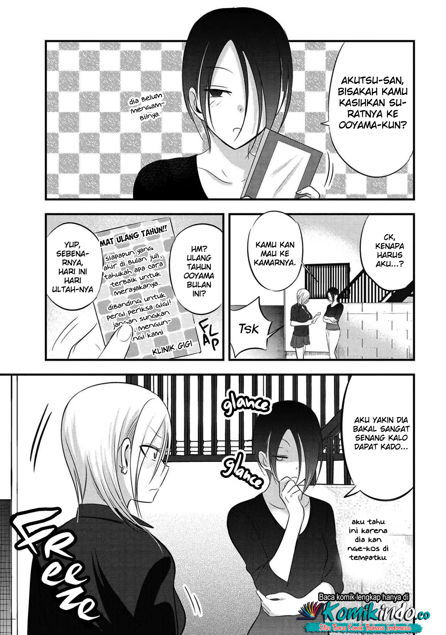 Baca Manga Please Go Home, Akutsu-san! Chapter 68 Gambar 2