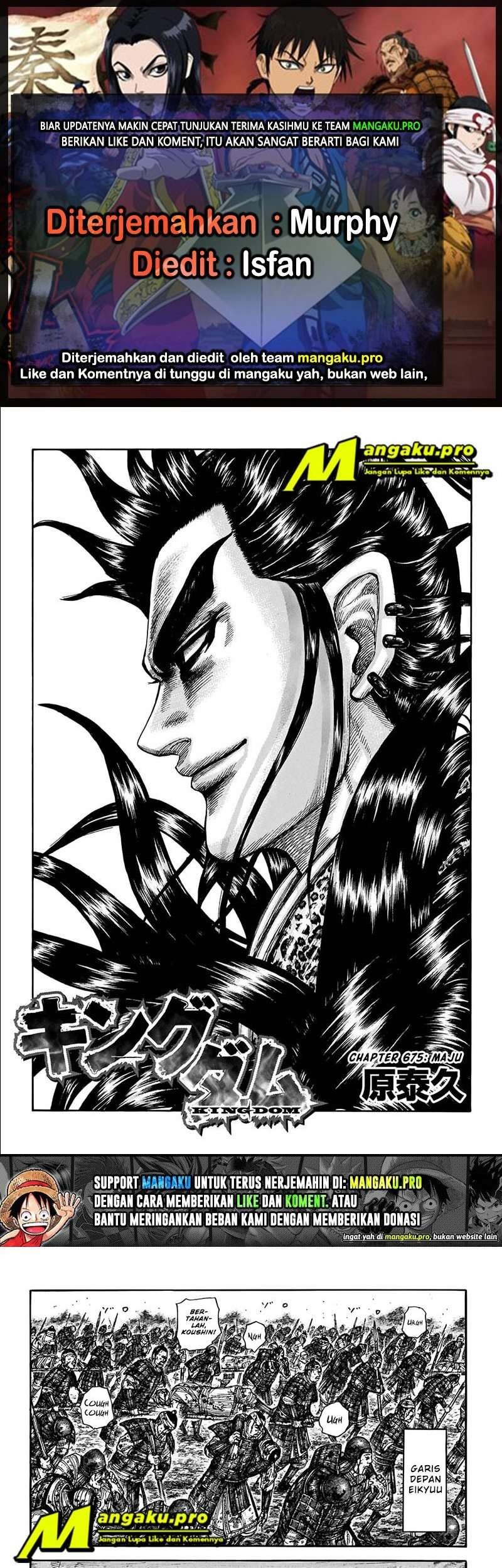 Komik Kingdom Chapter 675 gambar nomor 1