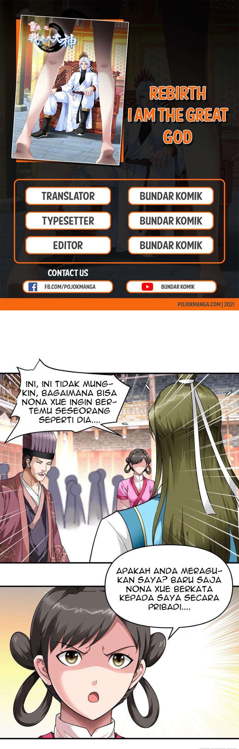 Baca Manhua Rebirth I Am The Great God Chapter 55 Gambar 2