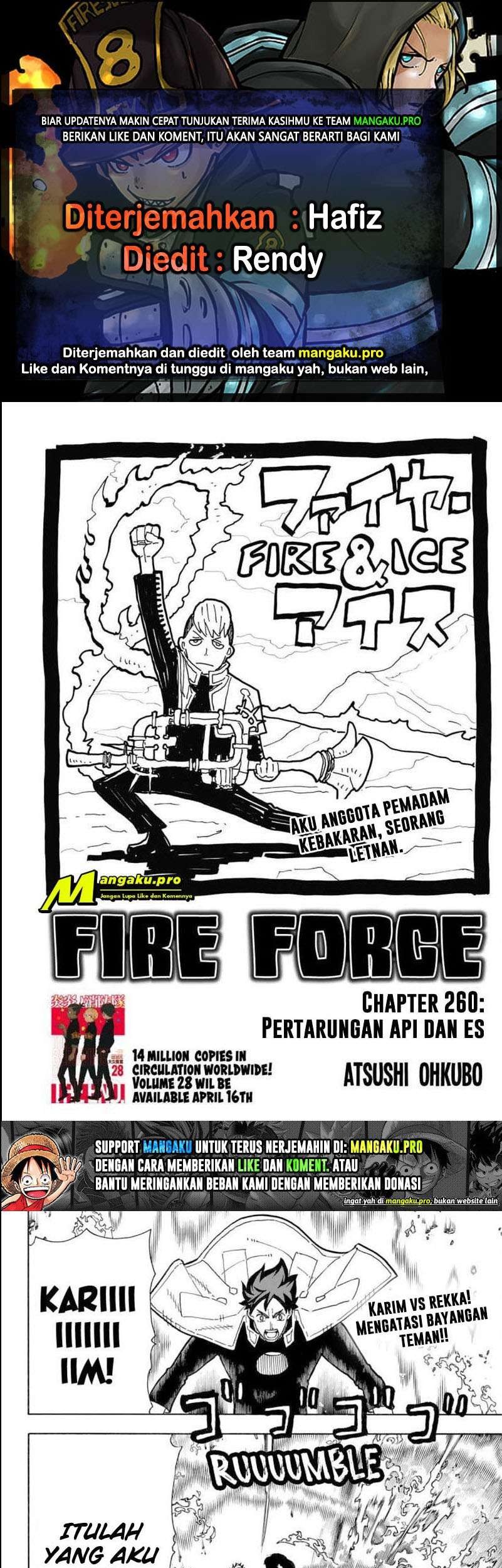 Baca Komik Fire Brigade of Flames Chapter 260 Gambar 1