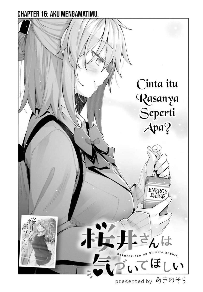 Baca Manga Sakurai-san Wants To Be Noticed Chapter 16 Gambar 2