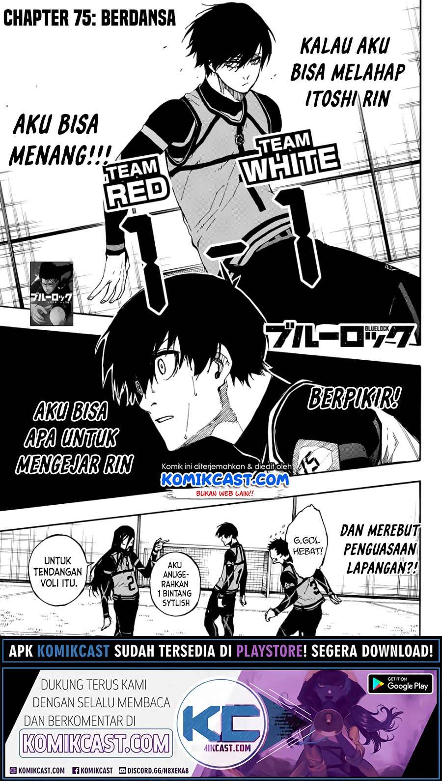 Baca Manga Blue Lock Chapter 75 Gambar 2