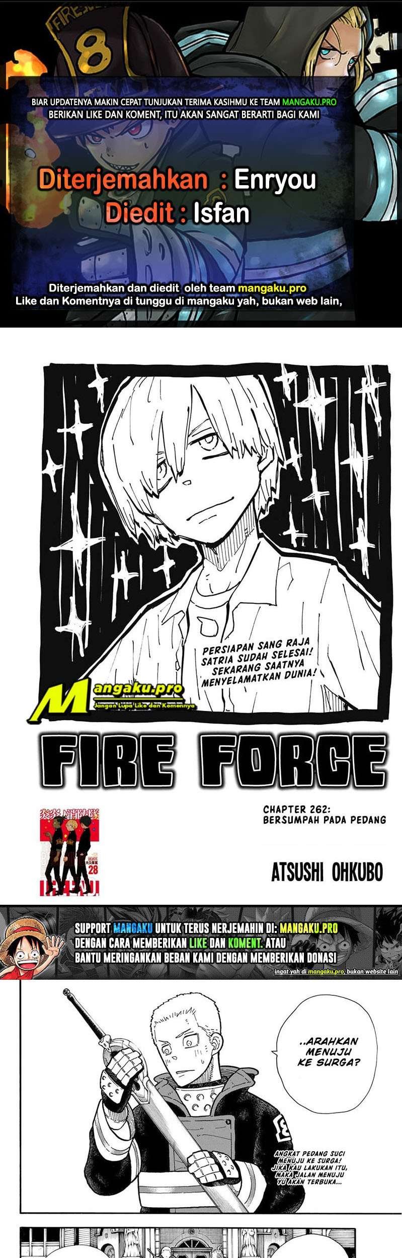 Baca Komik Fire Brigade of Flames Chapter 262 Gambar 1