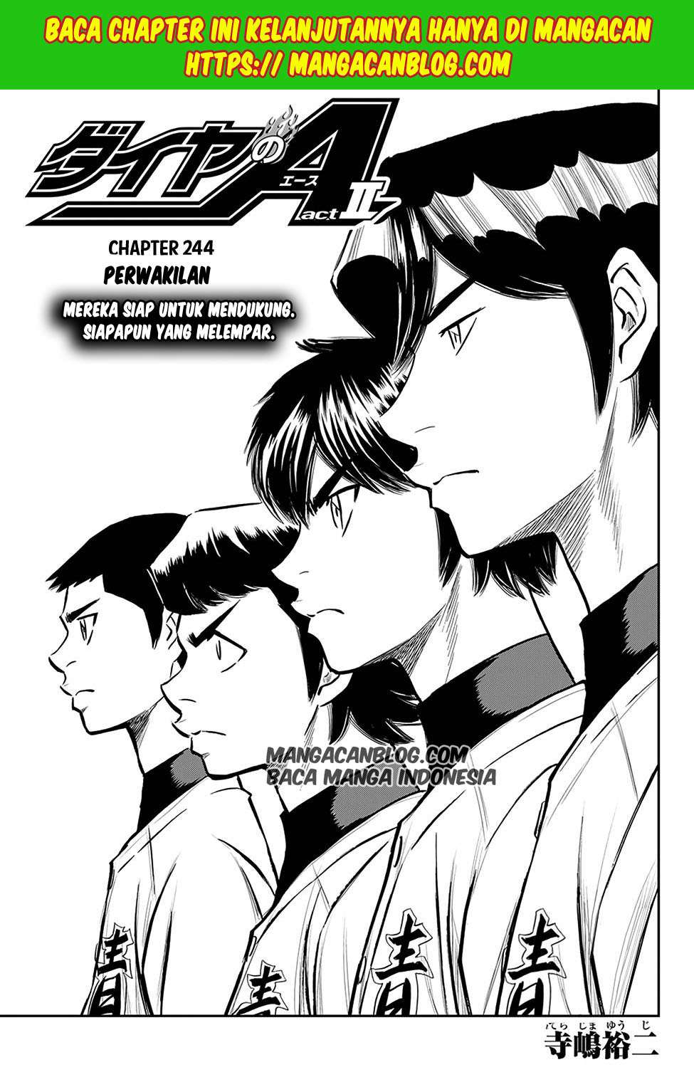 Baca Manga Diamond no Ace Act 2 Chapter 244 Gambar 2