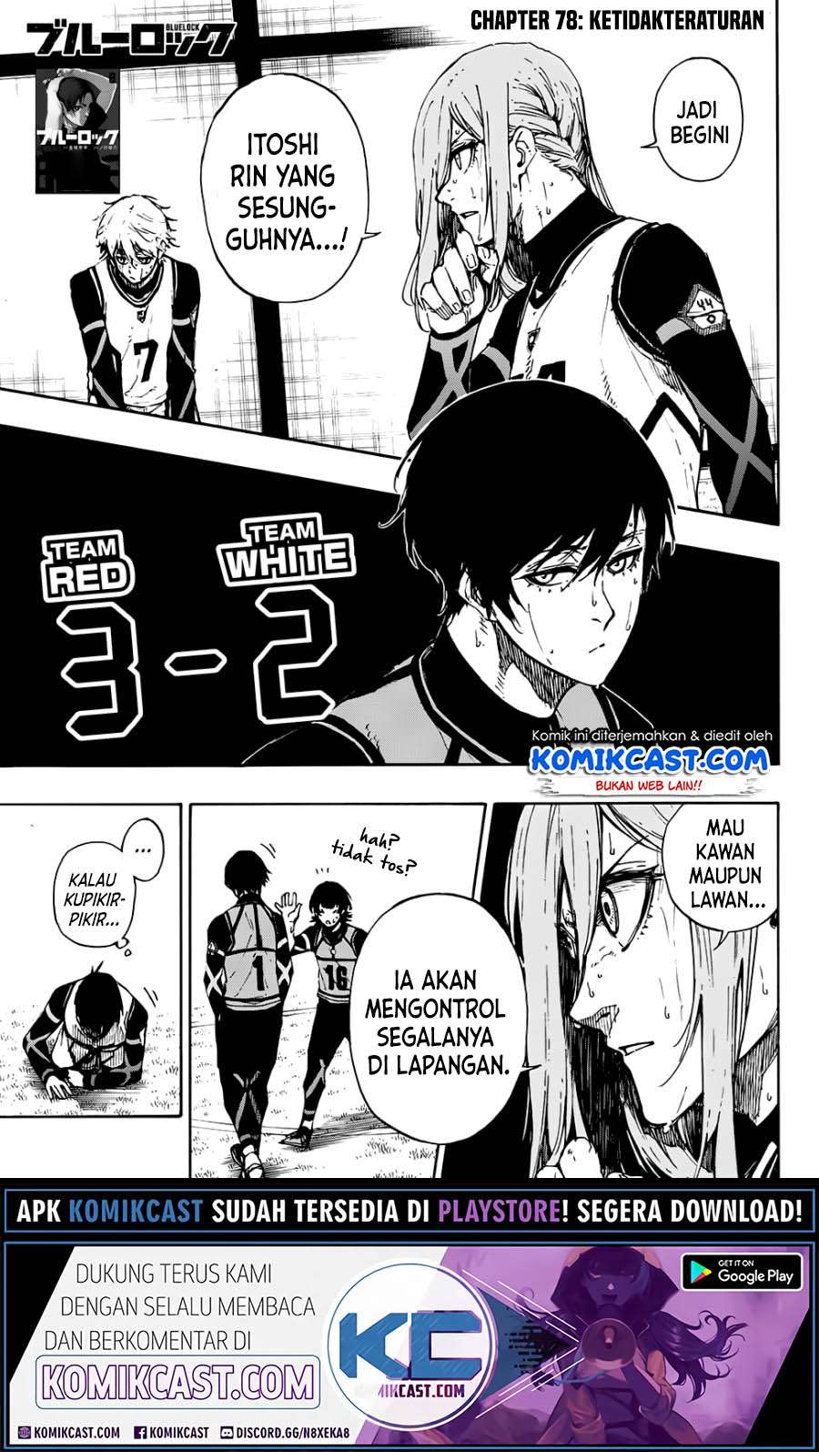 Manga Blue Lock Chapter 78 gambar nomor 2