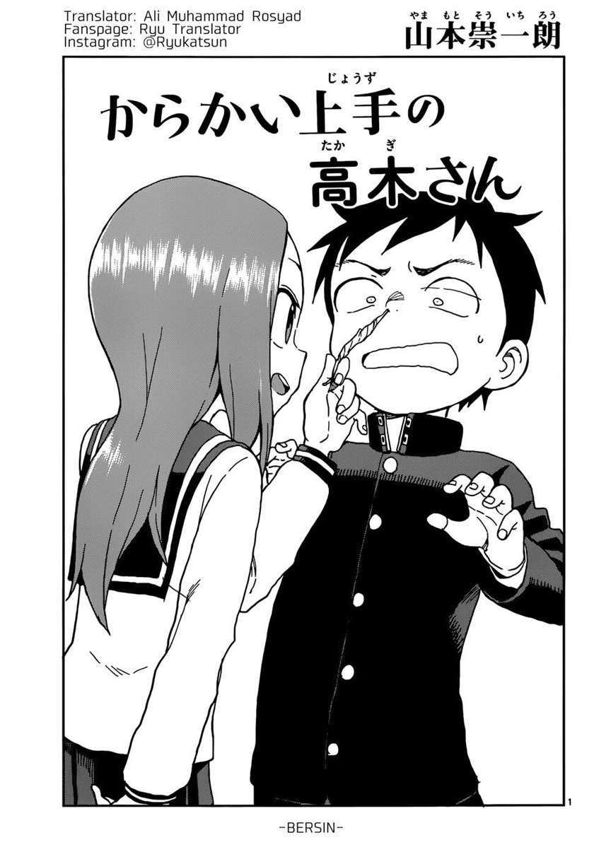 Baca Komik Karakai Jouzu no Takagi-san Chapter 79 Gambar 1