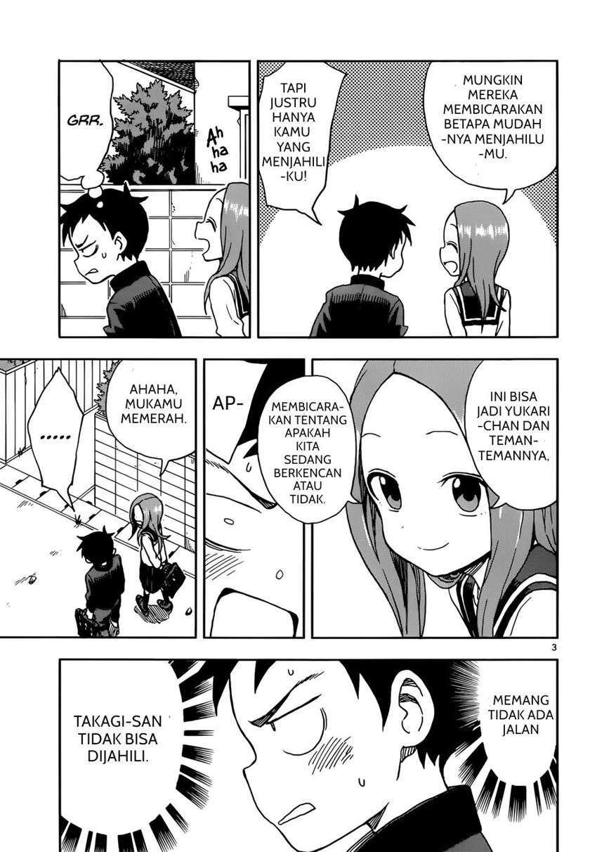 Karakai Jouzu no Takagi-san Chapter 79 Gambar 3