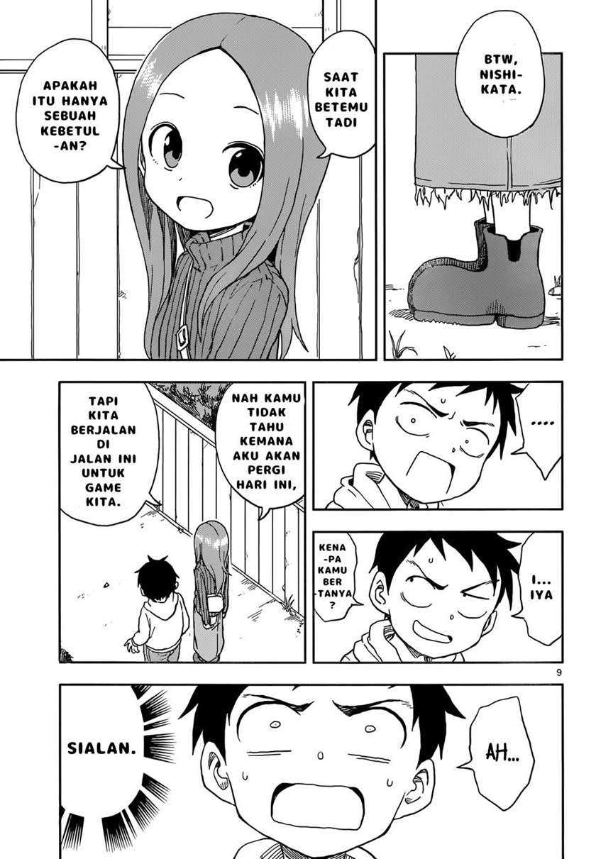 Karakai Jouzu no Takagi-san Chapter 78 Gambar 9