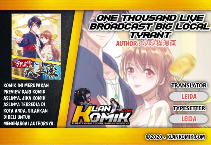 Baca Komik One Thousand Live Broadcast Big Local Tyrant Chapter 63 Gambar 1