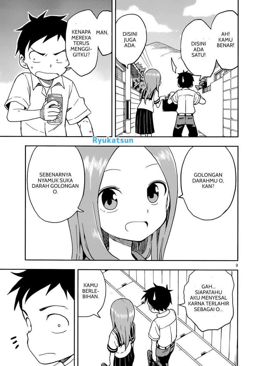 Karakai Jouzu no Takagi-san Chapter 90 Gambar 10