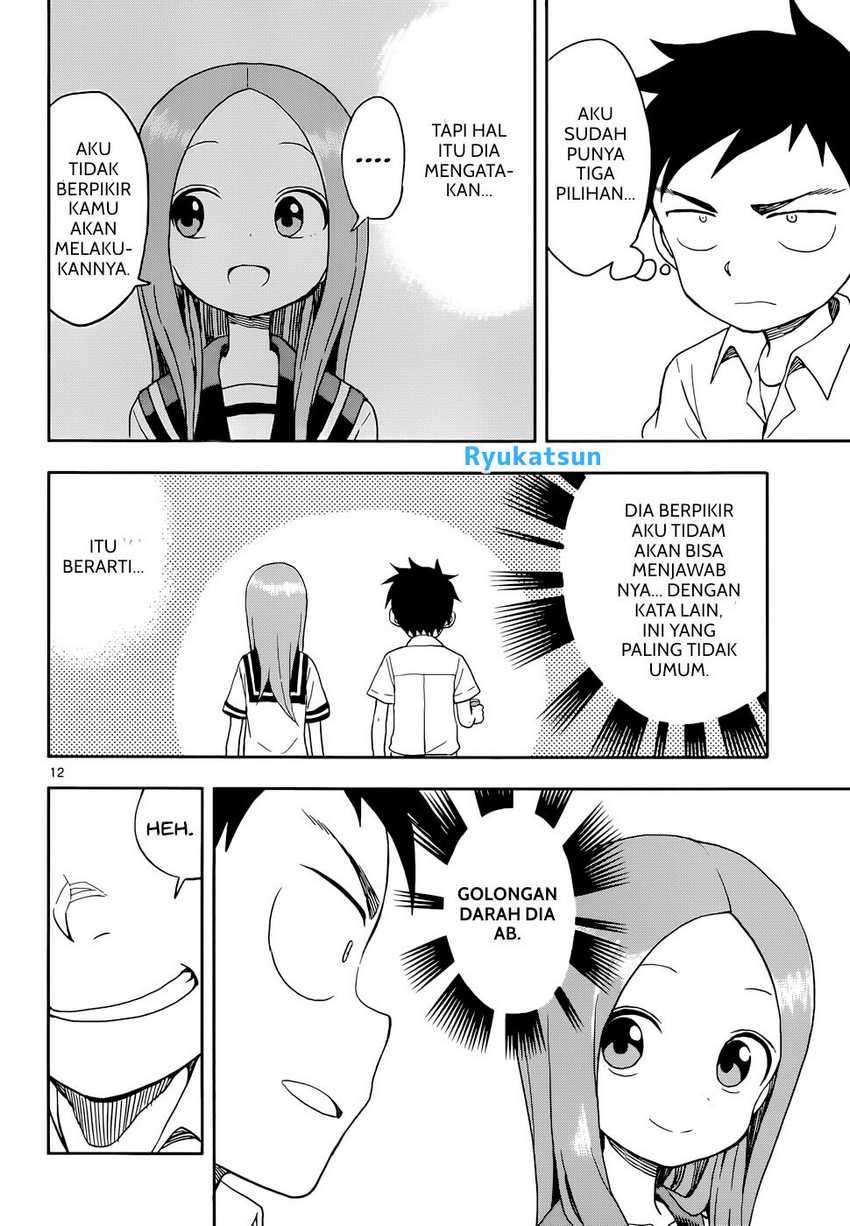 Karakai Jouzu no Takagi-san Chapter 90 Gambar 13