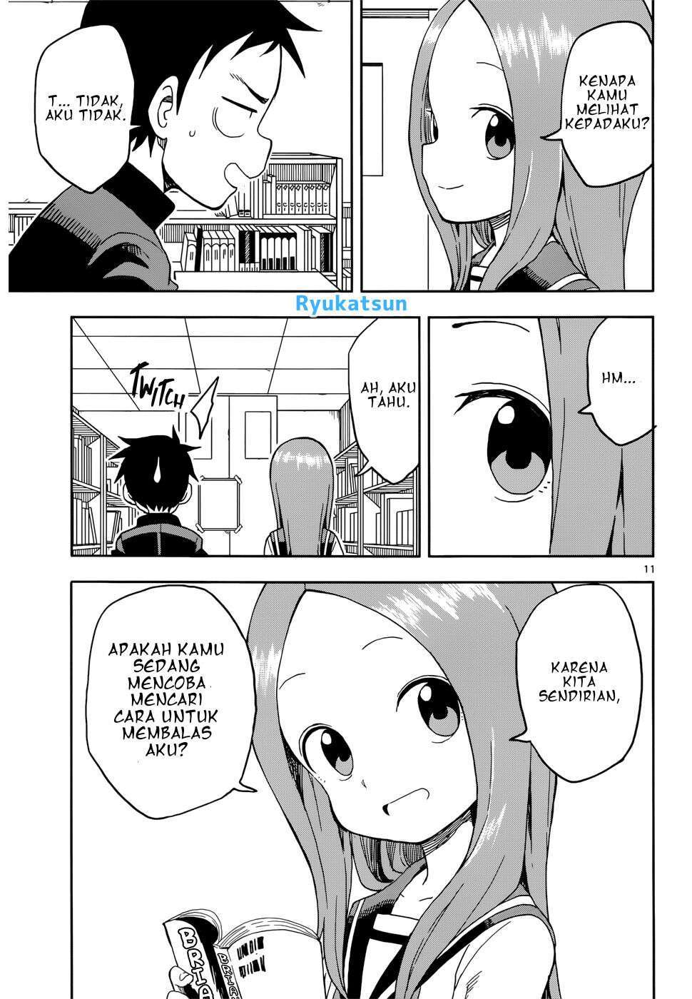 Karakai Jouzu no Takagi-san Chapter 94 Gambar 12