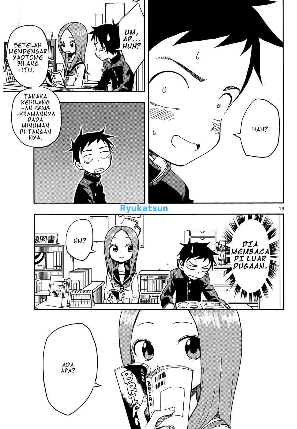Karakai Jouzu no Takagi-san Chapter 94 Gambar 14