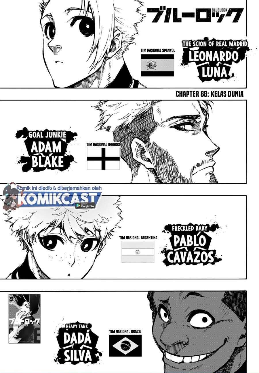 Komik Blue Lock Chapter 88 gambar nomor 1