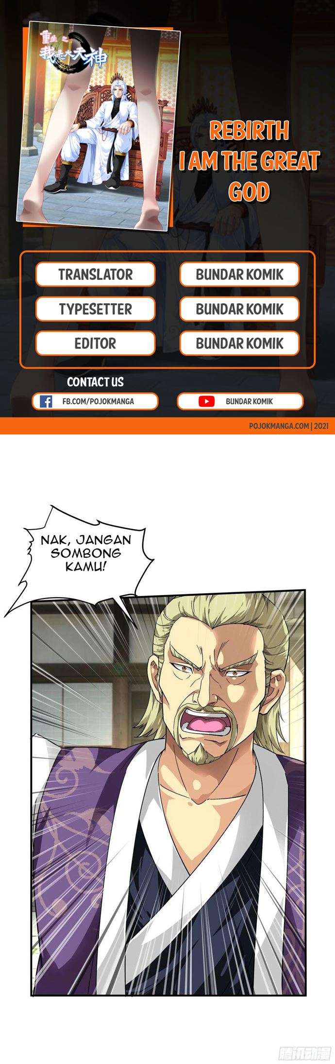 Baca Komik Rebirth I Am The Great God Chapter 63 Gambar 1