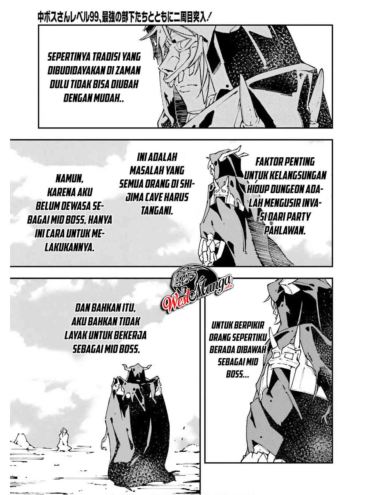 Chū Boss-san Level 99, Saikyou no Buka-tachi to Tomo ni Nishuume Totsunyuu! Chapter 07 Gambar 17