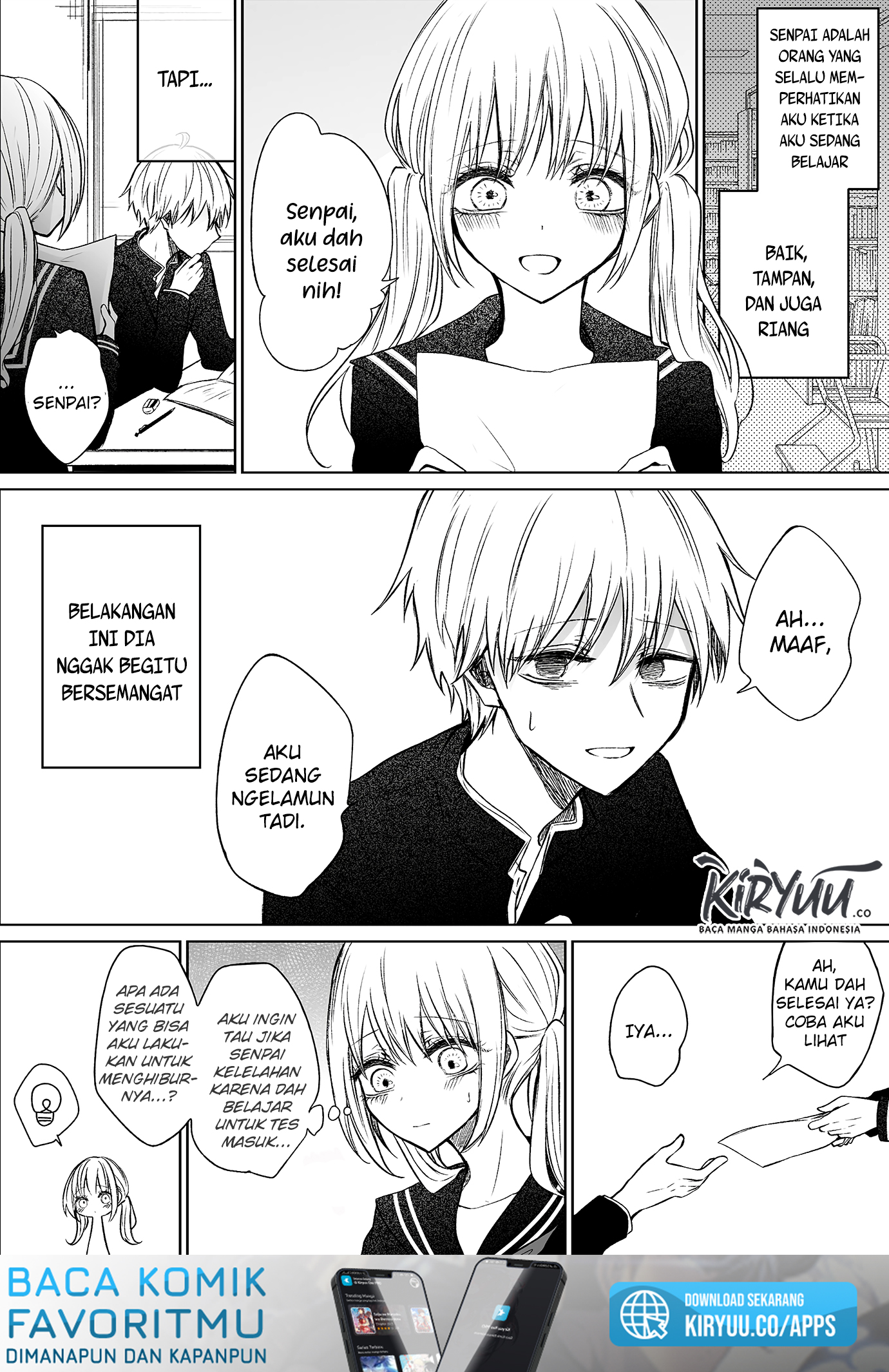 Baca Manga Ichizu de Bitch na Kouhai Chapter 51 Gambar 2