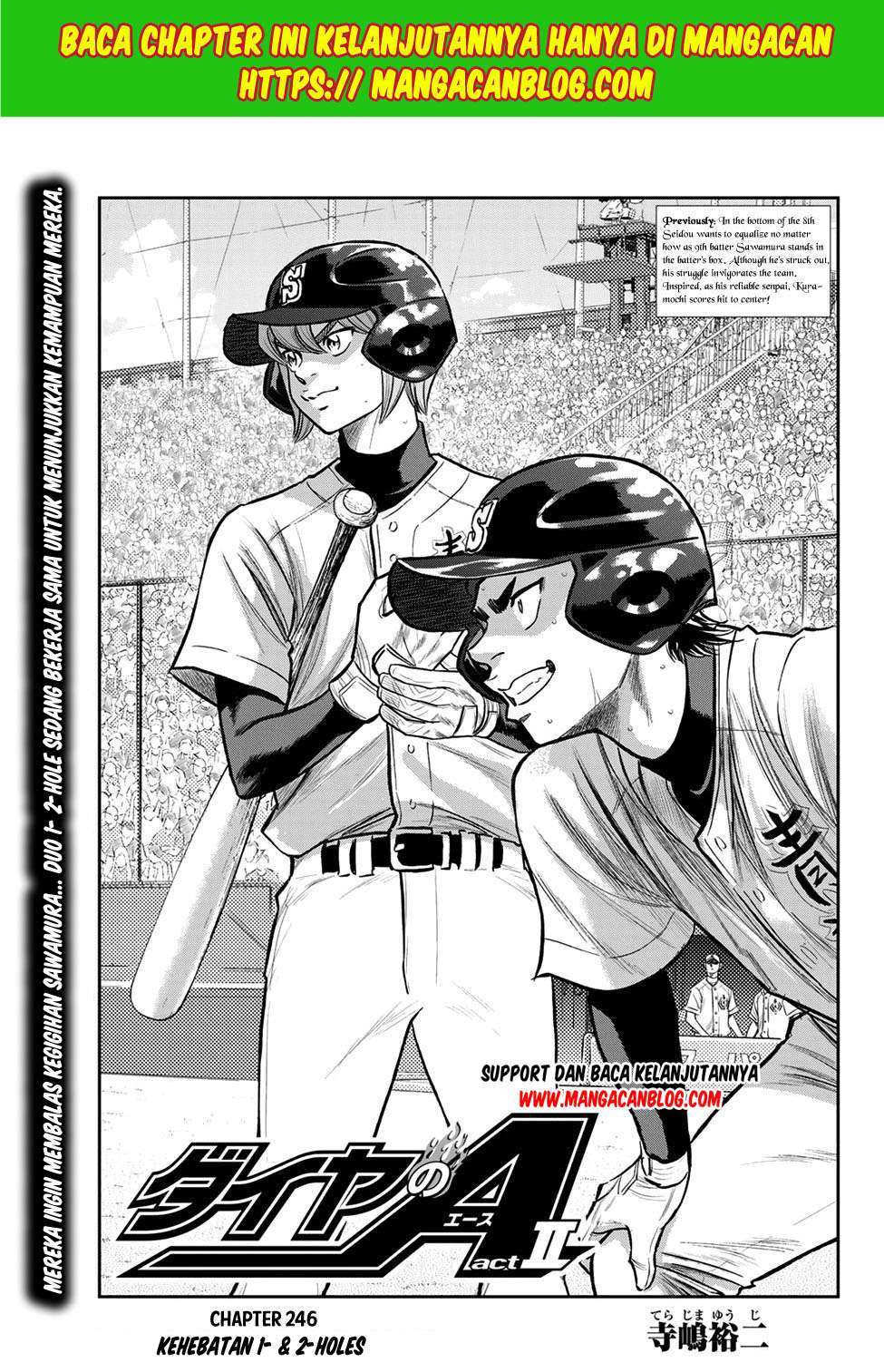 Baca Komik Diamond no Ace Act 2 Chapter 247 Gambar 1
