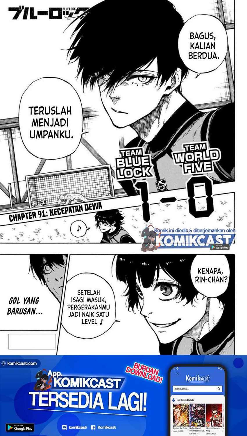 Baca Komik Blue Lock Chapter 91 Gambar 1