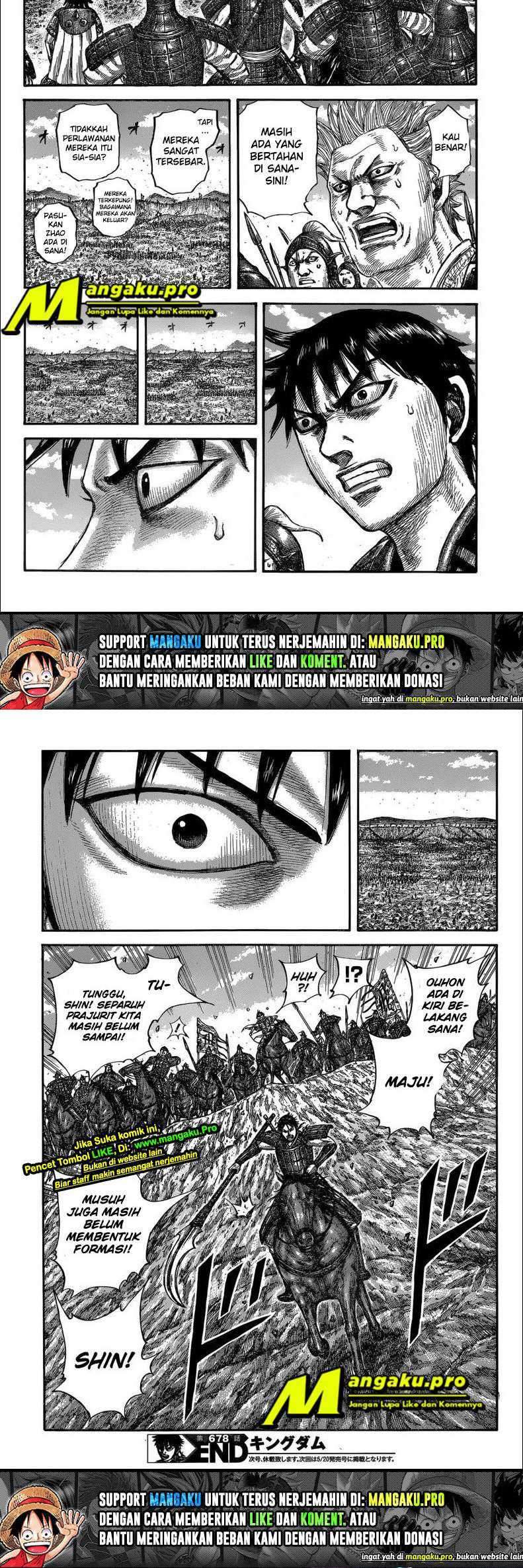 Kingdom Chapter 678 Gambar 13