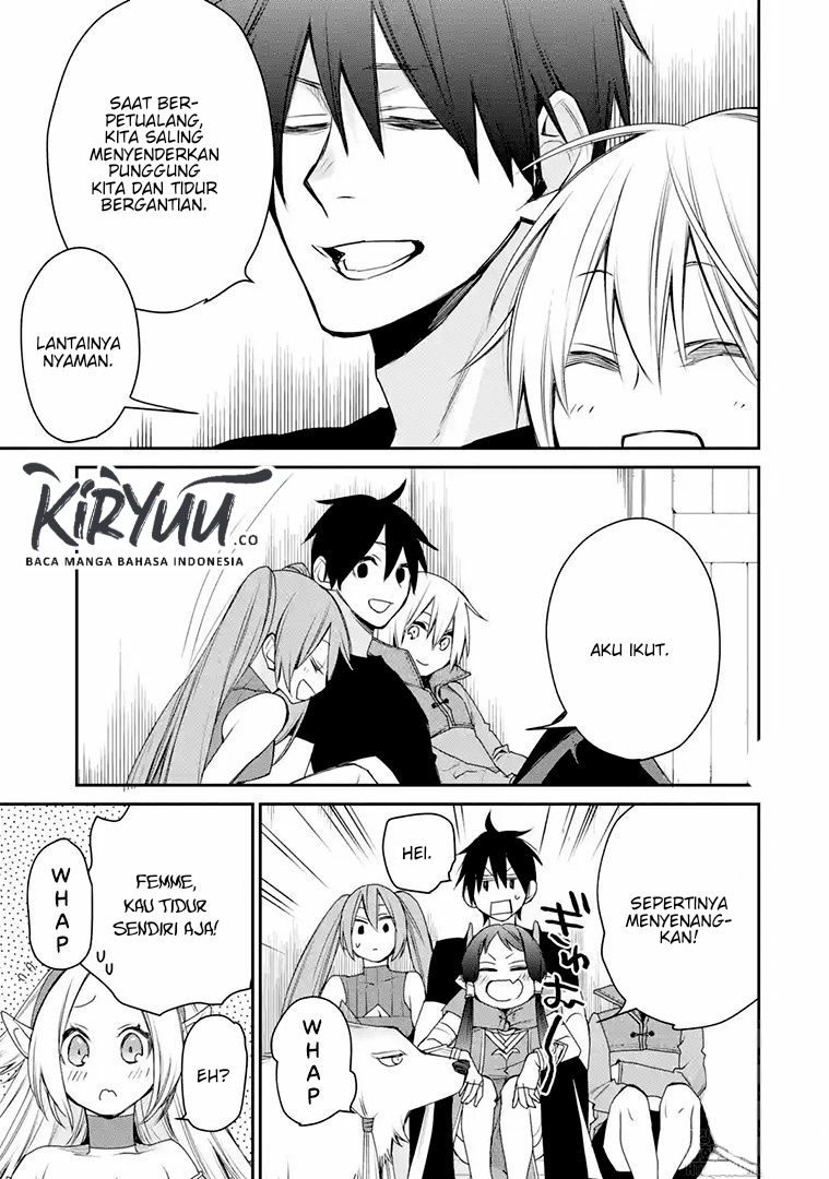 Saikyou no Madoshi. Hisa ni Ya wo Ukete Shimatta no de Inaka no Eihei ni Naru Chapter 15.2 Gambar 18